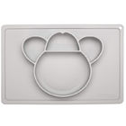 Rectangle Silicone Baby Products Silicon Plates For Babies Infant Placemat