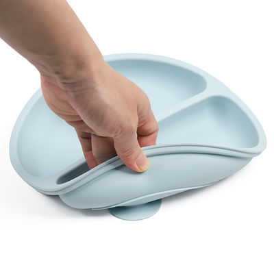 Nontoxic Silicone Baby Feeding Tools Suction Plate Food Grade Odorless