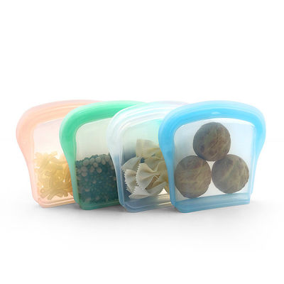 BPA رایگان پاکت مواد غذایی سیلیکونی قابل استفاده مجدد برای ذخیره سازی مواد غذایی امن و راحت