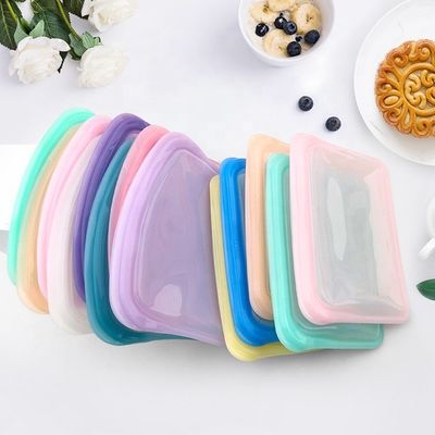 800 میلی لیتر کیسه غذایی سیلیکونی قابل استفاده مجدد و عملی برای ذخیره سازی مواد غذایی سازگار با محیط زیست